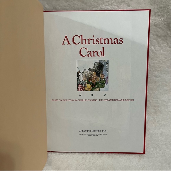 A Christmas Carol hardback vintage 1991 - Picture 2 of 11